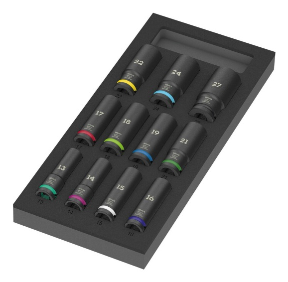 Wera 05150115001 hylsnyckelsats Hylssats