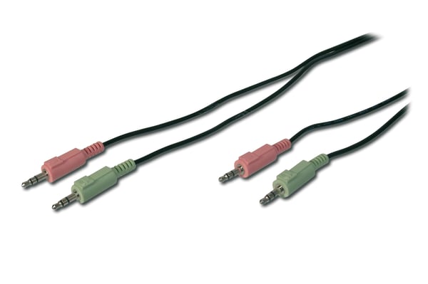 ASSMANN Electronic AK 82102 KVM-kaapeli Musta 3 m