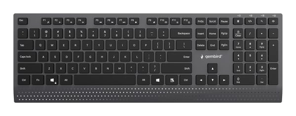 Miniatyrbillede 1 af 8: Gembird KB-MCH-06 tastatur Hjemme/kontor USB QWERTY US International Sort