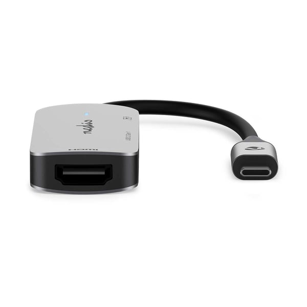 Miniatyrbild 2 av 7: Nedis CCGB64230GY01 gränssnittshubbar USB 3.2 Gen 1 (3.1 Gen 1) Type-C 5000 Mbit/s Grå