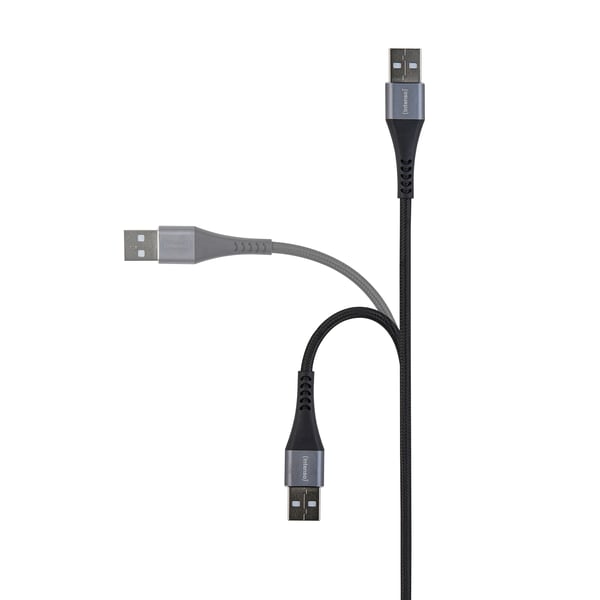 Intenso CHARGING/DATA CABLE A60C MIX 3PCS PACK ZWART USB-kabel USB A USB C Sort