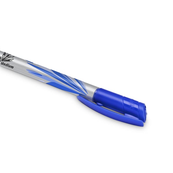 BIC 964893 stiftpennor Medium Svart, Blå, Grön, Grå, Ljusblå, Ljusgrön, Orange, Rosa, Lila, Röd 12 styck