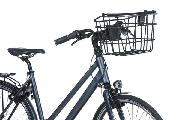 Basil Bremen Front Cykelkurv Aluminium Sort