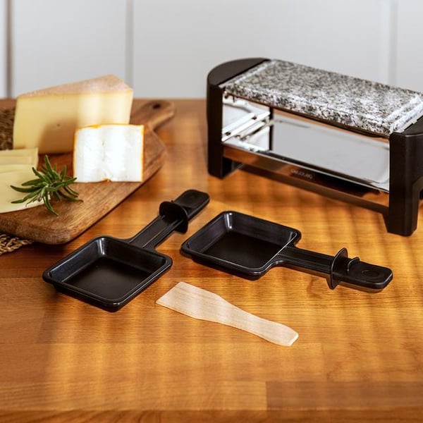 Cecotec Cheese&Grill 3200 Pocket AllStone raclettepannu 2 henkilö(t) 320 W Musta