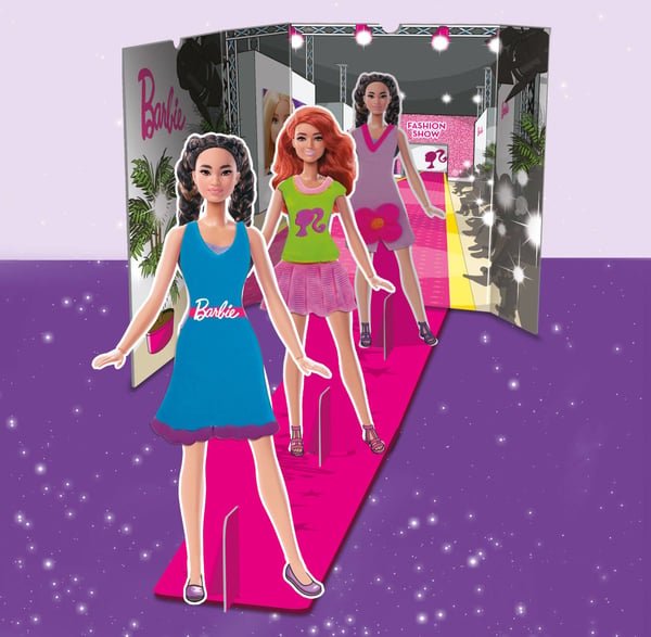 Miniatyrbillede 5 af 6: Lisciani BARBIE DOUGH FASHION SHOW