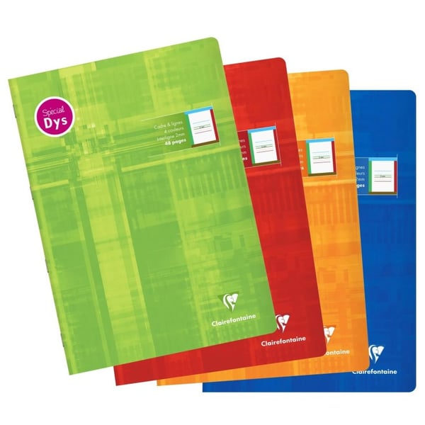 Clairefontaine 36128C blok og notesblok 48 ark Forskellige farver