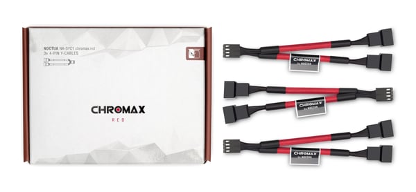 Noctua NA-SYC1 CHROMAX.RED Kabelförlängning