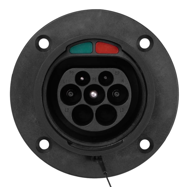 Miniatyrbillede 3 af 4: Akyga AK-SC-E25 eMobility Ladesteckdose 32 A 1phasig Type 2 Nej 1 0 m