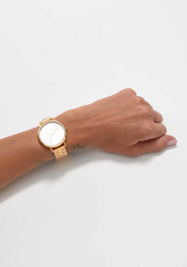 Miniatyrbild 5 av 6: Nixon Kensington Armbandsur Flicka Kvarts Guld