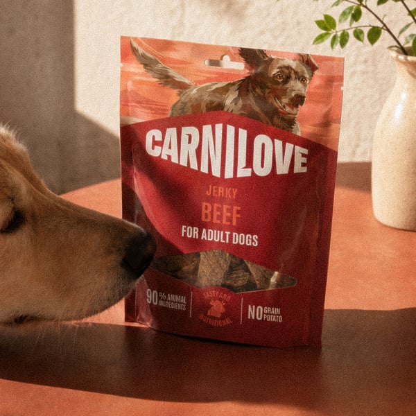 Miniatyrbillede 7 af 9: CARNILOVE 101112422 godbid til hund og kat Snacks Lam, Laks 100 g