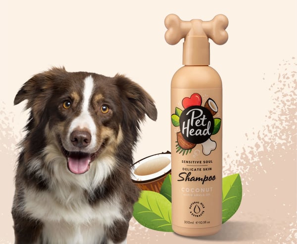 Miniatyrbild 3 av 3: Pet Head Sensitive Soul Shampoo 300ml Universal Schampo