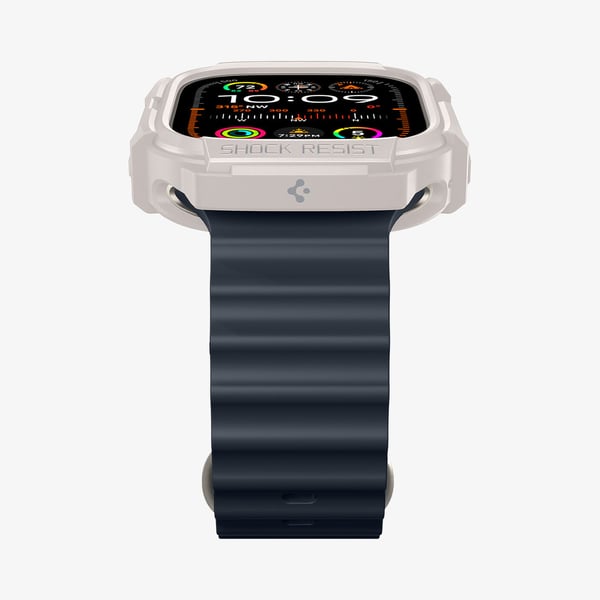 Miniatyrbild 10 av 12: Spigen Rugged Armor Pro Apple Watch Ultra (1/2) 49mm dune beige ACS07381