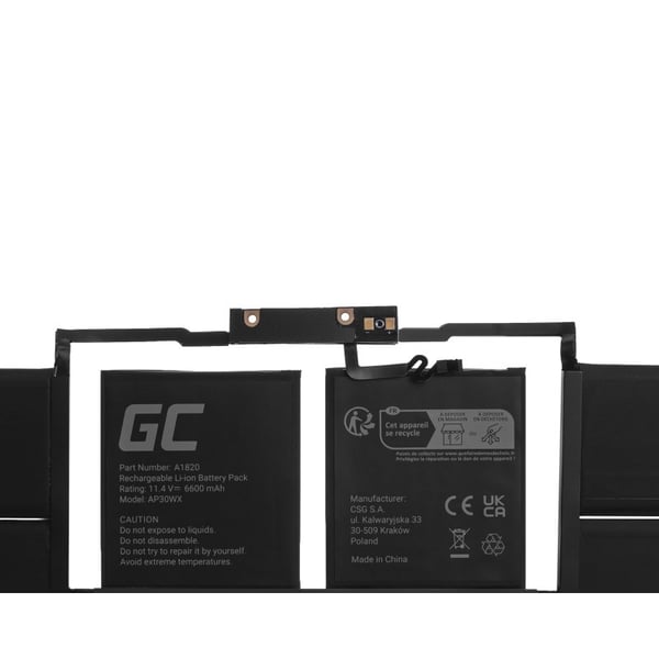 Miniatyrbillede 5 af 5: Green Cell AP30WX laptop reservedel Batteri