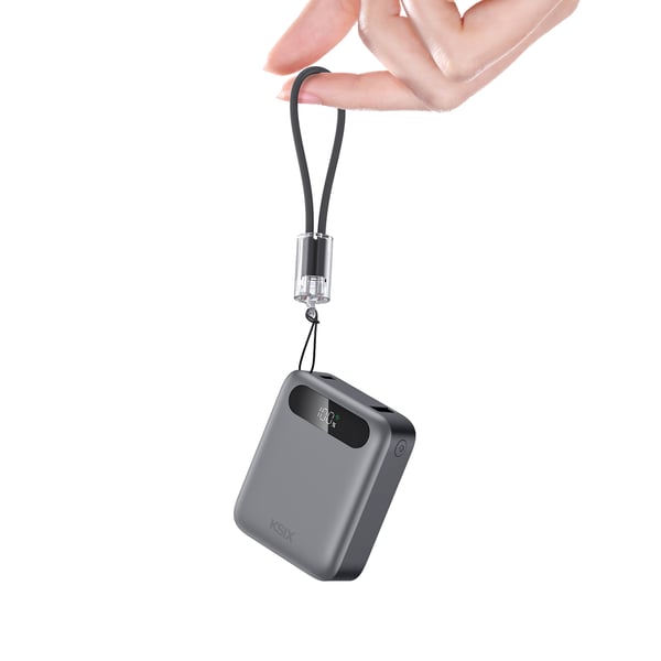 Ksix BPB10PD22G akku- ja paristolaturi Litium polymeeri (LiPo) 10000 mAh Harmaa