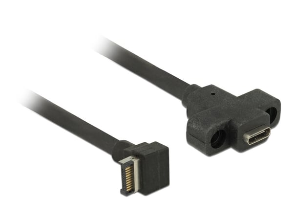DeLOCK 85326 USB-kabel USB 3.2 Gen 2 (3.1 Gen 2) 0,45 m USB A USB C 10 Gbit/sek. Sort