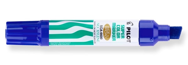 Pilot Jumbo Super Color speedmarker Mejselspids Blå 1 stk