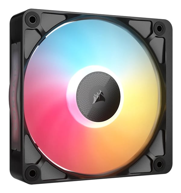 Corsair iCUE LINK RX120 II RGB PWM PC Fan Expansion Tietokonekotelo Tuuletin 12 cm Musta 1 kpl