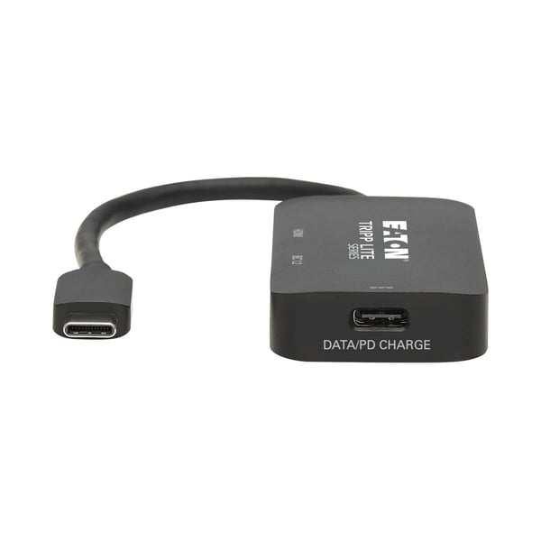 Tripp Lite U444-06N-H4UBC2 kannettavien tietokoneiden telakka ja porttitoistin Langallinen USB 3.2 Gen 1 (3.1 Gen 1) Type-C Musta