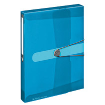 Herlitz 11206141 folder Polypropylen (PP) Blå, Transparent A4