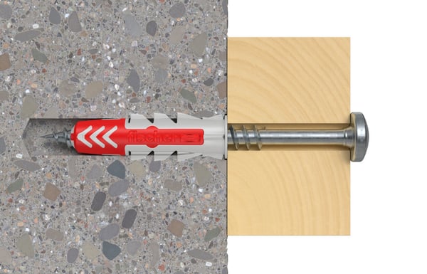 Miniatyrbillede 2 af 9: Fischer 545838 skrueanker og vægudtag 100 stk Skrue og vægstiksæt 30 mm