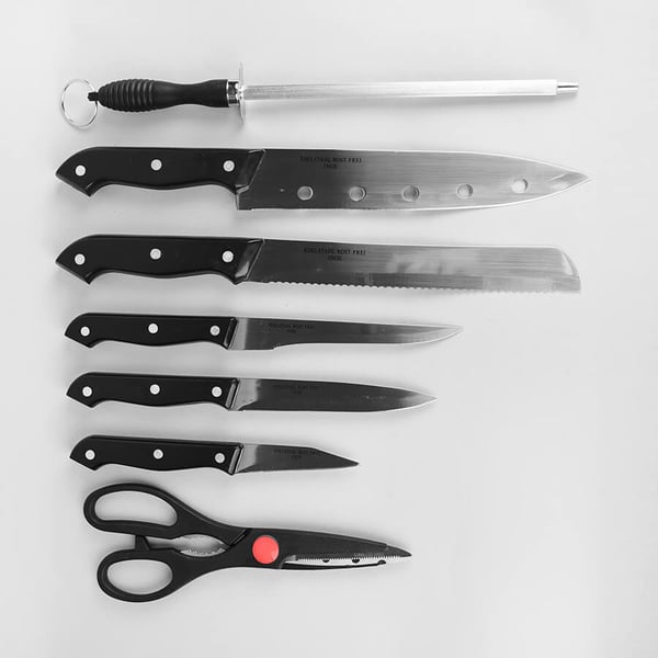 Miniatyrbillede 2 af 5: Maestro MR-1402 køkkenbestik & knivsæt 8 stk Kniv/bestik bloksæt