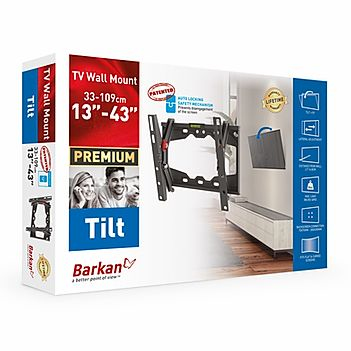 Barkan Mounting Systems E210+ tv-beslag 109,2 cm (43") Sort