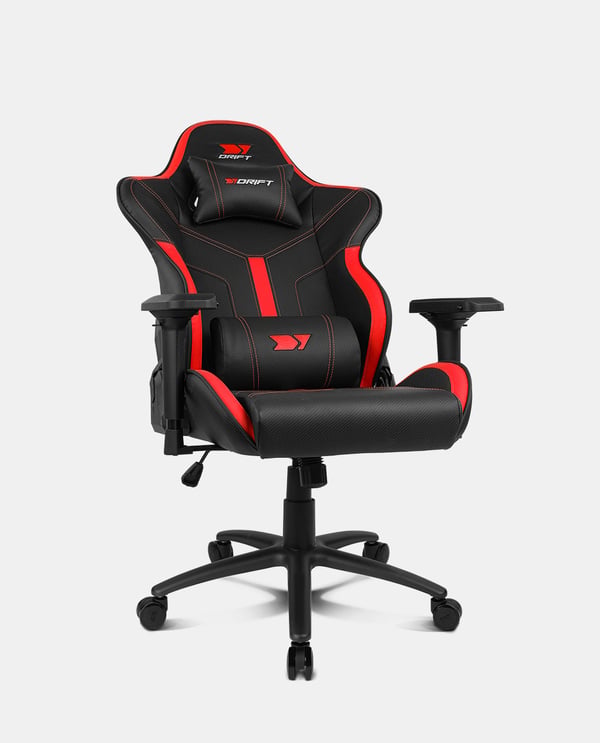 DRIFT DR350 Gaming lænestol Polstret sæde Sort, Rød