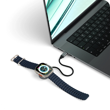Miniatyrbillede 4 af 4: Satechi ST-QCAWM oplader til mobil enhed SmartWatch Hvid, Grå USB Trådløs opladning Indendørs