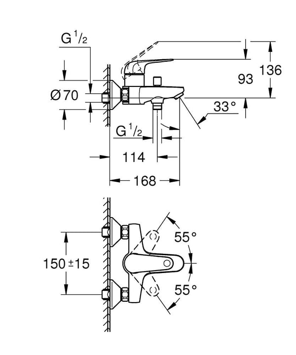 GROHE Swift Kromi