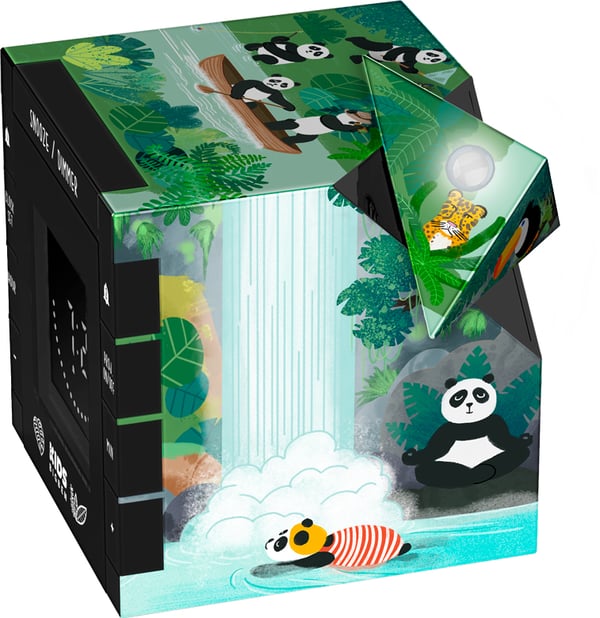 Miniatyrbild 8 av 8: Bigben Interactive R70 – Panda Klockradio Analog Multifärg