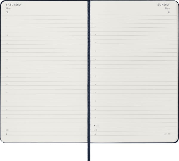 Moleskine DHB2012DC3Y25 anteckningsböcker Blå