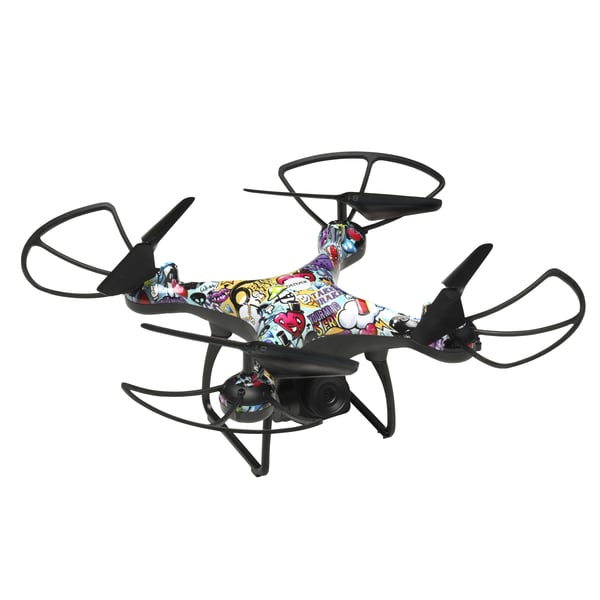 Denver 2.4GHz drone med stort batteri, indbygget HD kamera og automatisk hold af højde Denver 2.4GHz drone med stort batteri, indbygget HD kamera og automatisk hold af højde