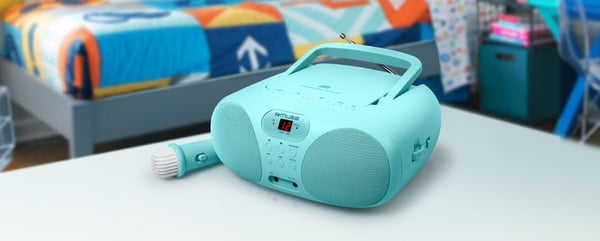 Muse MD-203 KB Bärbart stereosystem Analog FM Blå