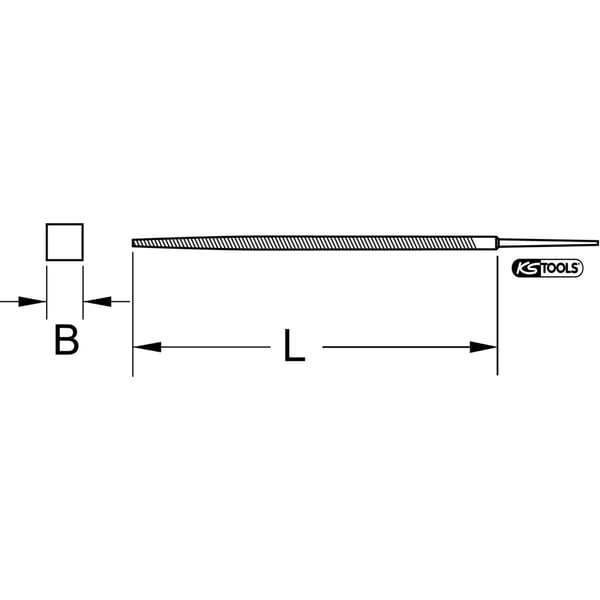 KS Tools 161.0315 fil & rasp
