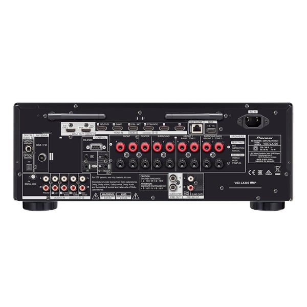Pioneer VSX-LX305-B 9.2 kanaler Surround Sort