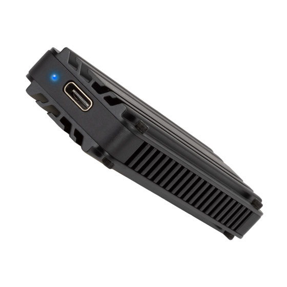 Miniatyrbillede 4 af 5: Silverstone MS12 SSD kabinet Sort M.2