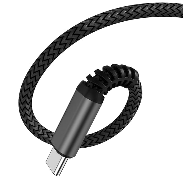 Pikkukuva 2 / 7: 4smarts 456267 USB-kaapeli 3 m USB C 0,48 Gbit/s 100 W Musta