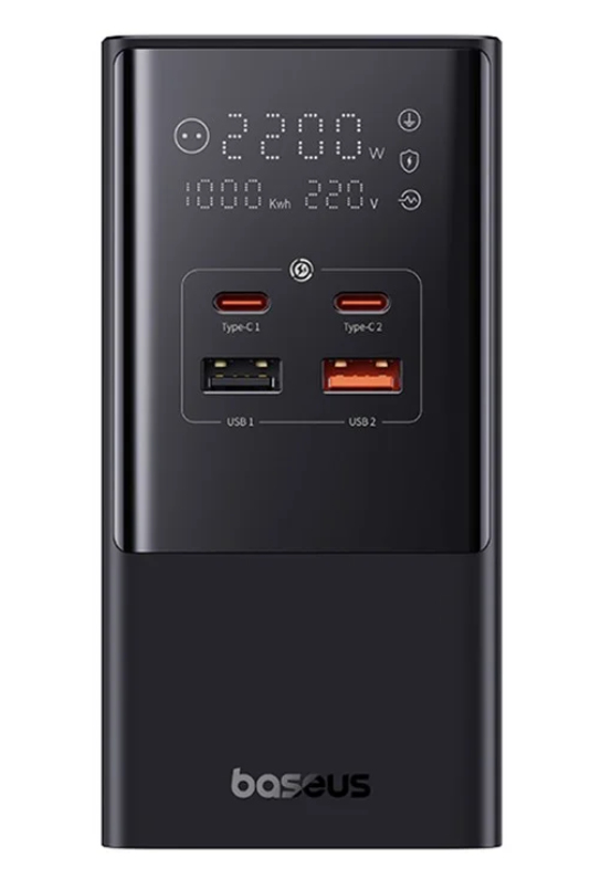 Pikkukuva 3 / 4: Baseus PowerCombo Tower Universaali Musta AC Pikalataus Sisätila