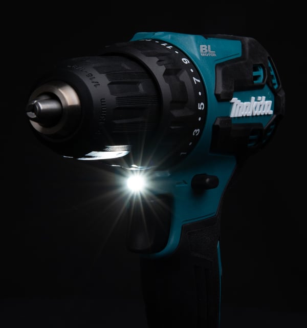 Makita DDF490Z porakone 1900 RPM Avaimeton 1,7 kg Sininen, Musta