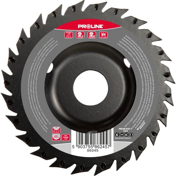 Proline Tools 86245 pyörösahanterä 11,5 cm 1 kpl