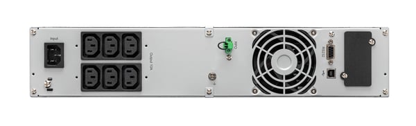 Pikkukuva 9 / 12: Eaton 9E2000IR UPS-virtalähde Taajuuden kaksoismuunnos (verkossa) 2 kVA 1800 W 6 AC-pistorasia(a)