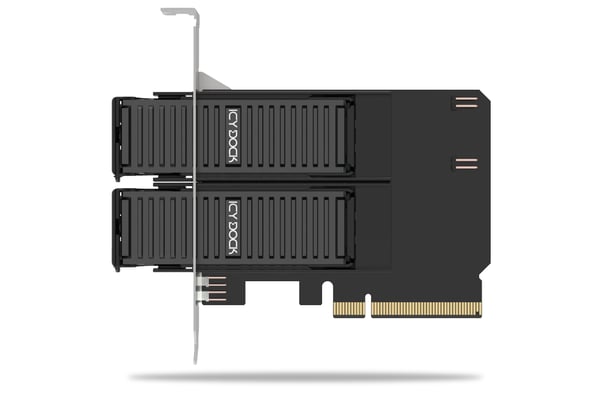 Pikkukuva 1 / 8: Icy Dock MB312M4P-B liitäntäkortti/-sovitin M.2, PCIe