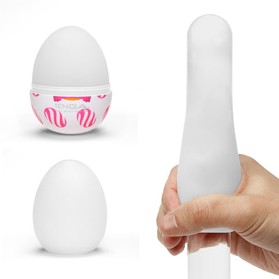 Tenga Egg Curl Munamasturbaattori Kestomuovinen elastomeeri