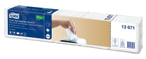Tork 13671 pappersnäsdukar Vit 500 styck