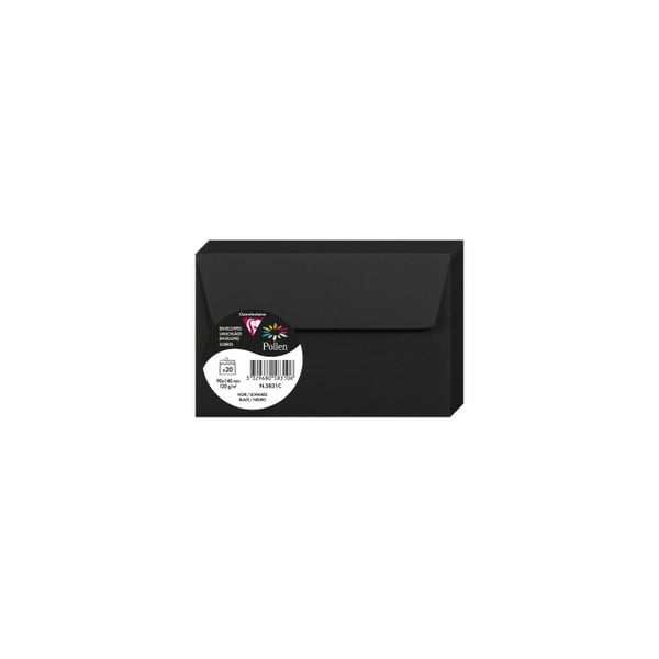 Clairefontaine 5831C kuvert Sort