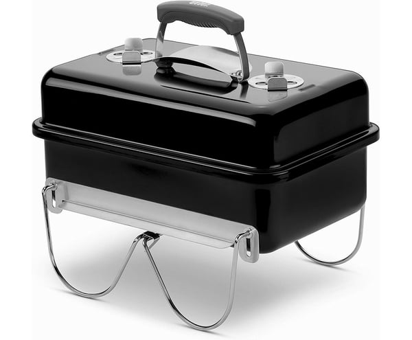 Miniatyrbillede 1 af 5: Weber Go-anywhere Grill Bordplade Trækul (brændstof) Sort