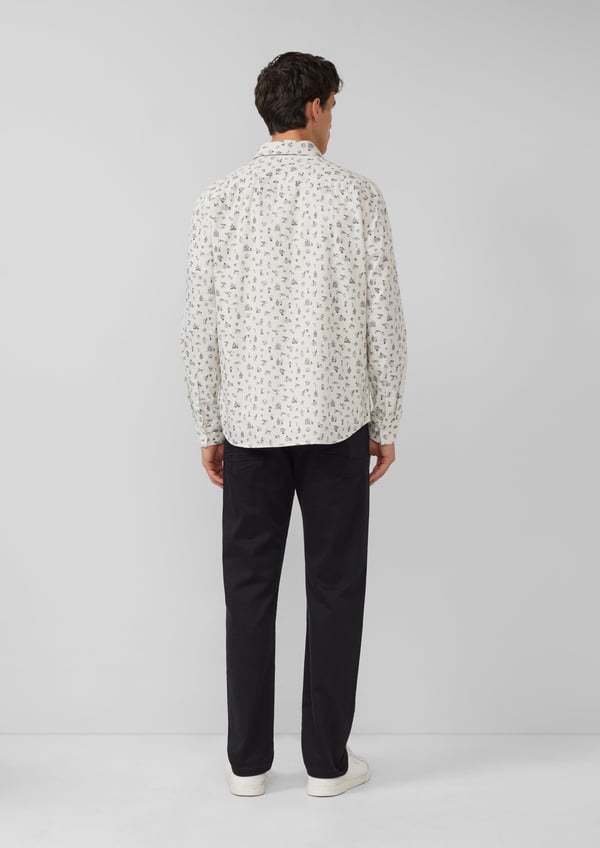 s.Oliver 2172384.03A3.XL skjorte & top Langærmet Bomuld