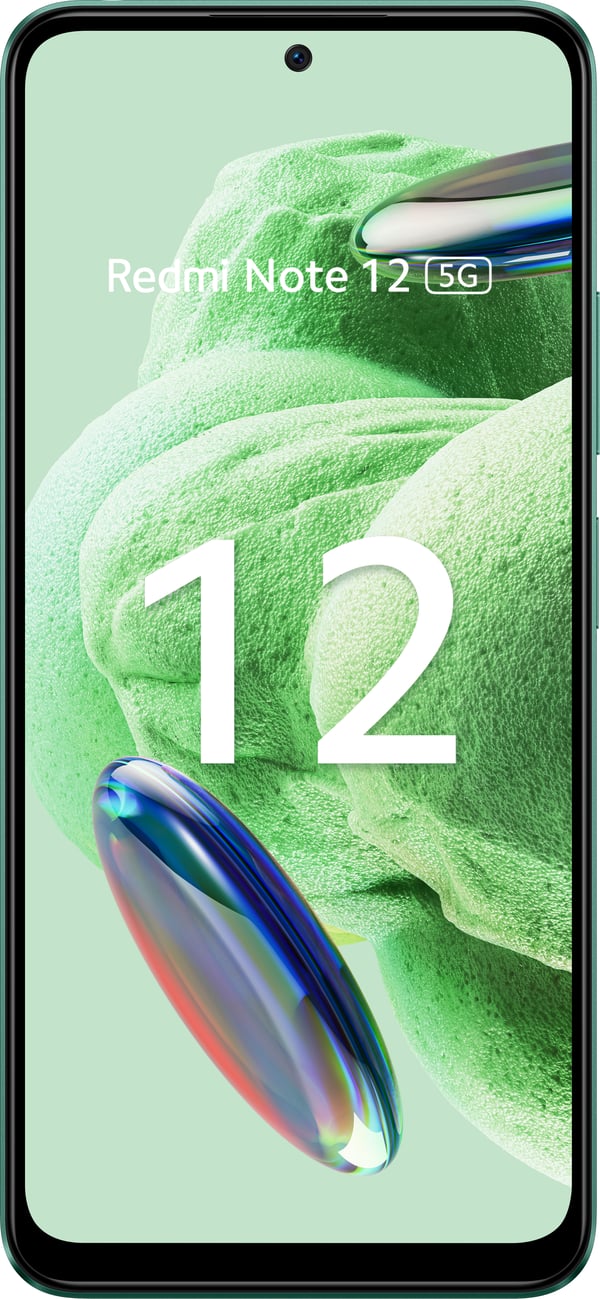 Miniatyrbillede 1 af 10: Xiaomi Redmi Note 12 5G 16,9 cm (6.67") Hybrid Dual SIM Android 12 USB Type-C 4 GB 128 GB 5000 mAh Grøn