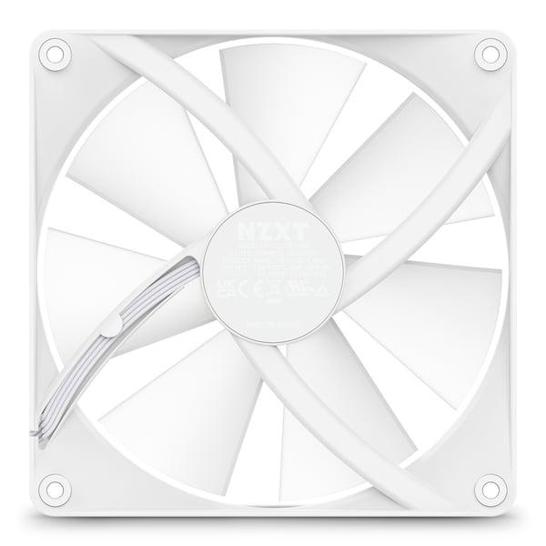 NZXT F140 RGB Core Tietokonekotelo Tuuletin 14 cm Valkoinen 1 kpl