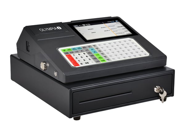 Olympia K200 PLUS kasseapparat Direkte termisk 10000 PLUs LED
